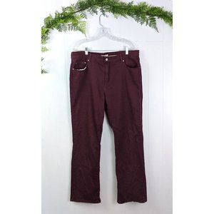 Levi's 505 straight leg berry pants